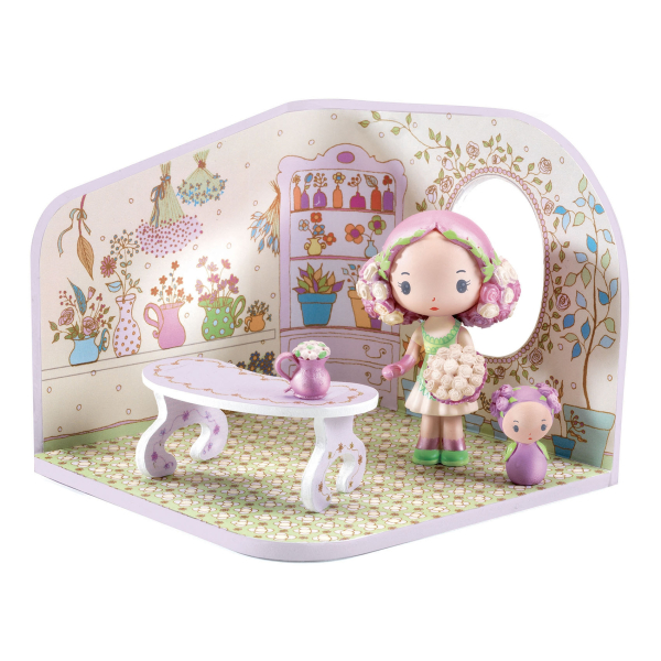 Tinyly babaház - Róza virágboltja - Rosalie tinyshop