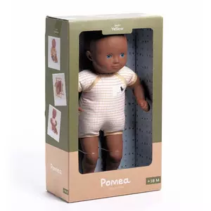 Játék baba - Sárga - 32cm
