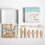 Eperfa - Balatoni halak - mágneses puzzle