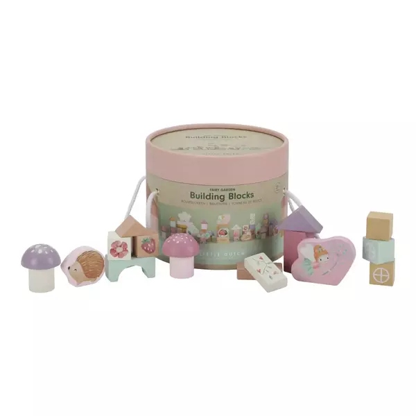 Fa építőkocka 50 db - Fairy Garden