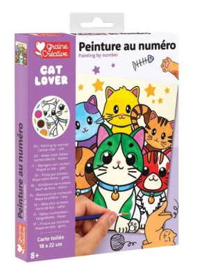 Festés számok szerint - Cicák