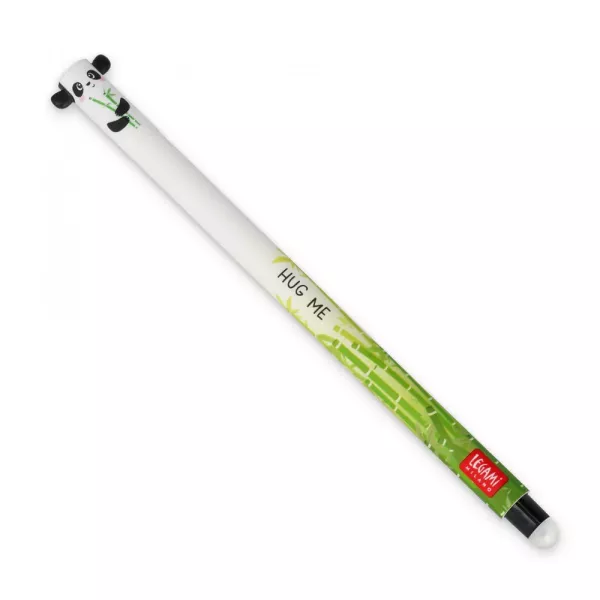 Legami - radírozható zselés toll - fekete tinta - Panda