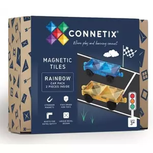 Connetix - Szivárvány autók készlet - 2 db