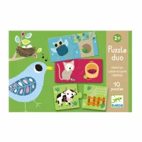 Párosító Puzzle - Ki hol lakik?
