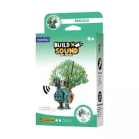 Hangot adó 3D állatos puzzle - Páva