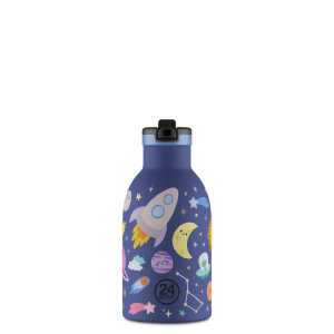 24Bottles Kids termosz - Space Friends - 330ml - Szívószállal 