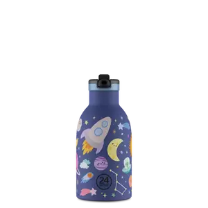 24Bottles Kids termosz - Space Friends - 330ml - Szívószállal 