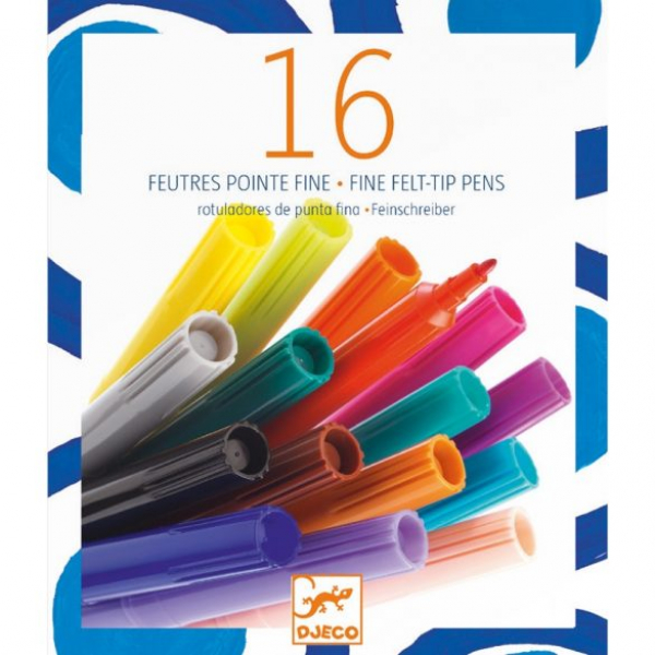 Filctoll készlet - Klasszikus színek, 16db