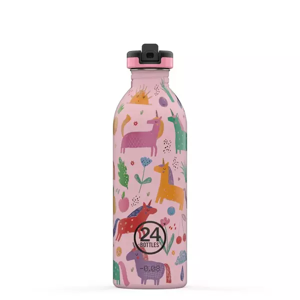 24Bottles Kids kulacs - Magic Friends - 500ml - Szívószállal