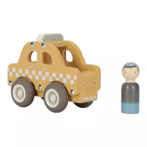 Fa játék - Taxi figurával