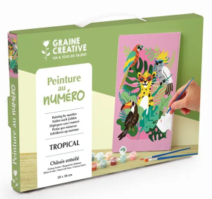 Festés számok szerint - A trópusokon - 20x30cm