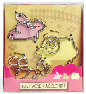 First Wire Puzzle Set - Állatok 1.