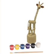 Festhető fa játék - Összerogyó zsiráf
