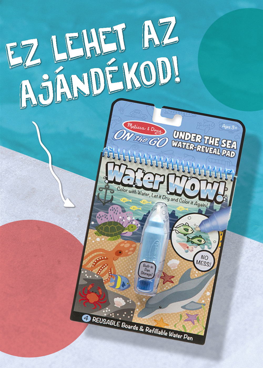 Rajzolj vízzel tengert!