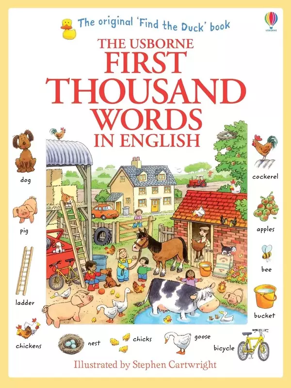 Usborne My First Thousand Words In English Books - Paperback