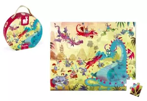 Puzzle bőröndben - Sárkányok, 54db-os