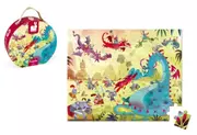 Puzzle bőröndben - Sárkányok, 54db-os