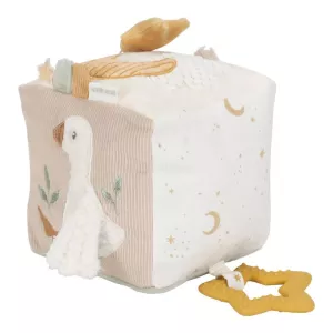 Készségfejlesztő plüss kocka - Newborn Naturals
