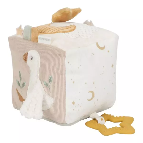 Készségfejlesztő plüss kocka - Newborn Naturals