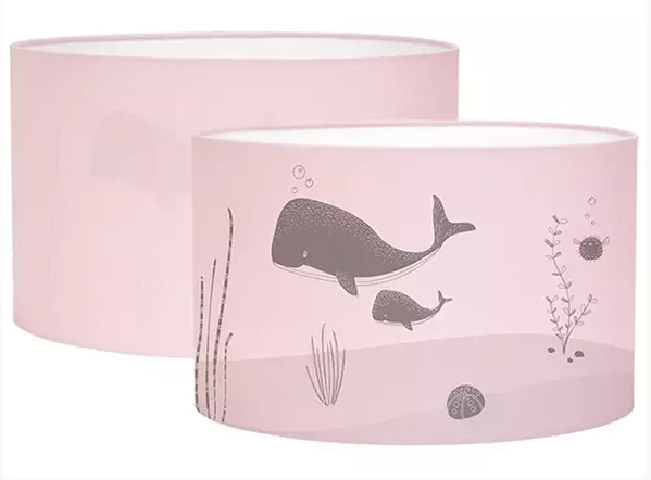 Gyerek lámpa sziluett óceán pink
