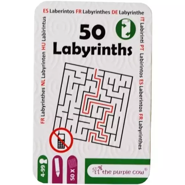50 labirintus - Foglalkoztató kártyák