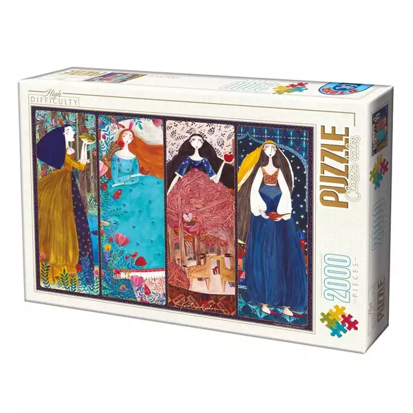 Királylányok - 2000 darabos puzzle