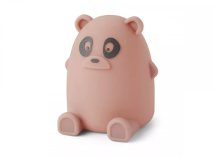 Szilikon éjjeli lámpa - Panda - Rózsaszín
