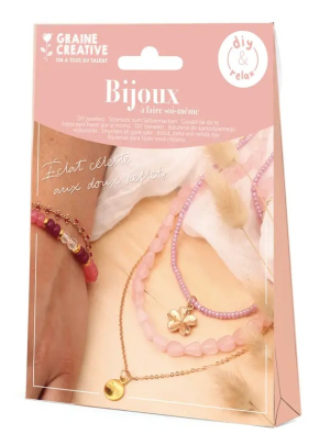 Ékszerkészítő készlet - Rózsakvarc