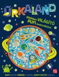 Űrkaland - Sötétben világító pufi matricákkal