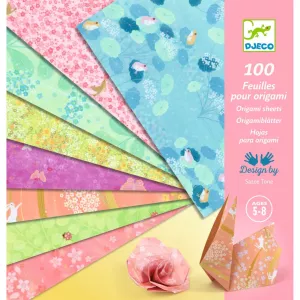 Origami - 100 lapos készlet - Tavasz, 10 x10 grafikával 