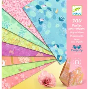 Origami - 100 lapos készlet - Tavasz, 10 x10 grafikával 