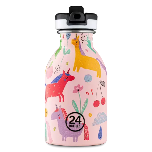 24Bottles Kids kulacs - Magic Friends - 250ml - Szívószállal