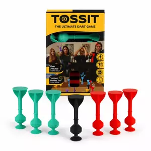 Tossit szilikon darts játék 2 főre - Starter pack - Piros, türkiz