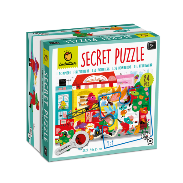 Secret puzzle - Tűzoltók - 24db