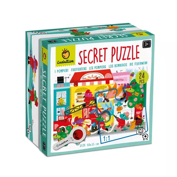 Secret puzzle - Tűzoltók - 24db