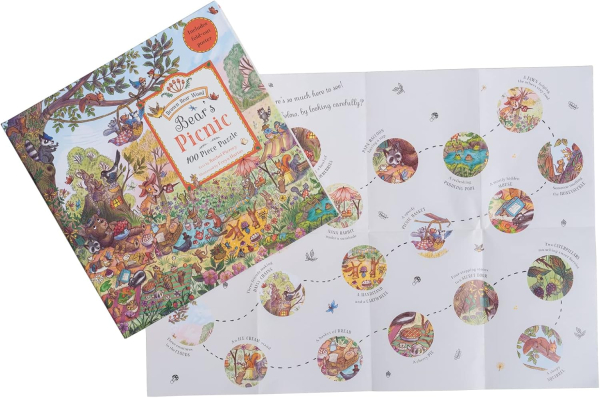 Puzzle - Mackó piknik - 100db
