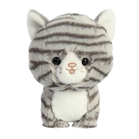 Teddy pets - Plüss cica -  Tabby - 18cm
