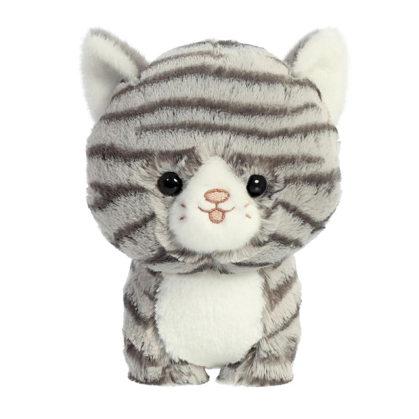 Teddy pets - Plüss cica -  Tabby - 18cm