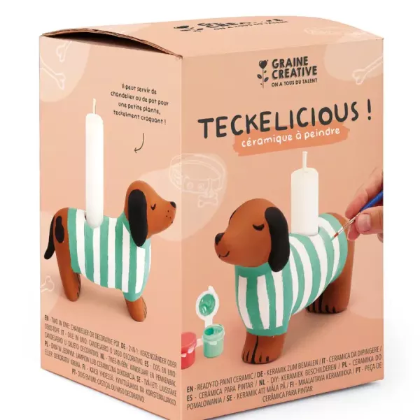 Kerámiafestés - Tacskó