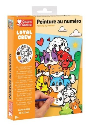 Festés számok szerint - Kutyák