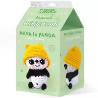Amigurumi készlet – Panda - 10 cm
