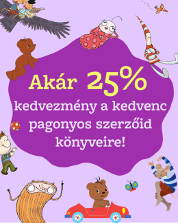 Kedvenc szerzőid könyvei akár 25% kedvezménnyel!