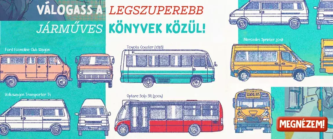 Járműves könyvek minden mennyiségben!