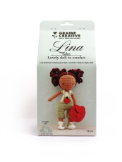 Horgolókészlet - Lina baba - 19 cm