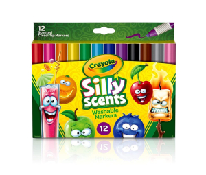Crayola - Silly Scents, illatos filctoll - 12 db