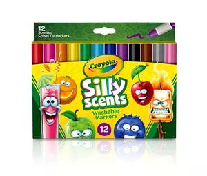 Crayola - Silly Scents, illatos filctoll - 12 db