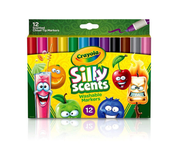 Crayola - Silly Scents, illatos filctoll - 12 db