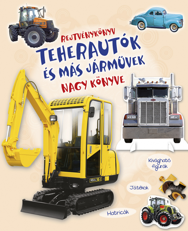 Rejtvénykönyv - Teherautók és más járművek