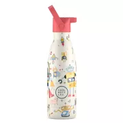 Rozsdamentes acél termosz - Kids - Messy Robots - 350ml