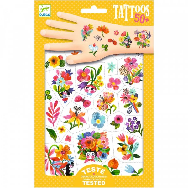 Tetoválás - Virág akvarell